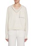 Main View - Click To Enlarge - BRUNELLO CUCINELLI - Virgin Wool Cashmere Silk Hooded Jacket