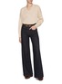 Figure View - Click To Enlarge - BRUNELLO CUCINELLI - V-Neck Paper Yarn Mohair Blend Sweater