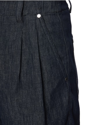  - BRUNELLO CUCINELLI - Baggy Elasticated Dark Wash Denim Shorts