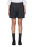 Main View - Click To Enlarge - BRUNELLO CUCINELLI - Baggy Elasticated Dark Wash Denim Shorts