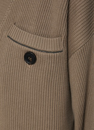  - BRUNELLO CUCINELLI - V-Neck Buttoned Pocket Cotton Cardigan