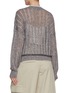 Back View - Click To Enlarge - BRUNELLO CUCINELLI - Sequin Embellished Linen Blend Cardigan