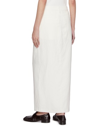 Back View - Click To Enlarge - BRUNELLO CUCINELLI - Wrap Front Skirt