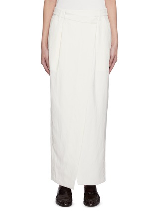 Main View - Click To Enlarge - BRUNELLO CUCINELLI - Wrap Front Skirt