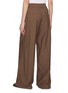 Back View - Click To Enlarge - BRUNELLO CUCINELLI - Elasticated Waist Wide Leg Pants