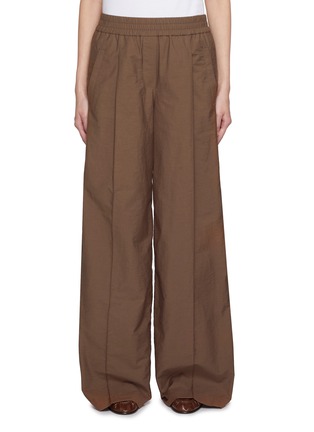 Main View - Click To Enlarge - BRUNELLO CUCINELLI - Elasticated Waist Wide Leg Pants