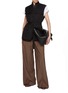 Figure View - Click To Enlarge - BRUNELLO CUCINELLI - Elasticated Waist Wide Leg Pants