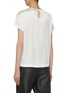 Back View - Click To Enlarge - BRUNELLO CUCINELLI - Round Neck Silk Blend Top