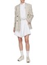 Figure View - Click To Enlarge - BRUNELLO CUCINELLI - Windowpane Linen Blazer