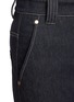  - BRUNELLO CUCINELLI - Contrast Stitch Flared Dark Wash Denim Skirt