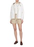 Figure View - Click To Enlarge - BRUNELLO CUCINELLI - Spread Collar Sport Club Cable Knit Cotton Polo Shirt