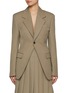 Main View - Click To Enlarge - TONYWACK - Notch Lapel Single Breasted Wool Blend Blazer