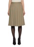 Main View - Click To Enlarge - TONYWACK - Pleated Wool Blend Skirt