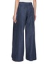 Back View - Click To Enlarge - BRUNELLO CUCINELLI - Denim Look Linen Pants