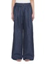 Main View - Click To Enlarge - BRUNELLO CUCINELLI - Denim Look Linen Pants