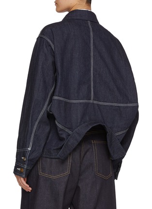 Back View - Click To Enlarge - BEAUTIFUL PEOPLE - x Lee 91-B/91-J Double-End Denim Blouson Jacket