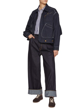 Figure View - Click To Enlarge - BEAUTIFUL PEOPLE - x Lee 91-B/91-J Double-End Denim Blouson Jacket