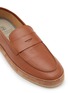 Detail View - Click To Enlarge - BRUNELLO CUCINELLI - Slip On Leather Penny Loafers