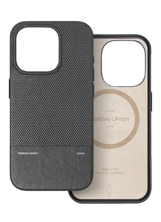 Detail View - Click To Enlarge - NATIVE UNION - (Re)Classic Case for iPhone 16 Pro — Black