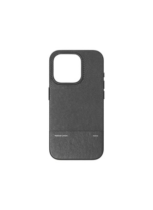 Main View - Click To Enlarge - NATIVE UNION - (Re)Classic Case for iPhone 16 Pro — Black