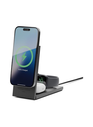 Detail View - Click To Enlarge - NATIVE UNION - Rise 3-In-I QI2 Wireless Charger — Black