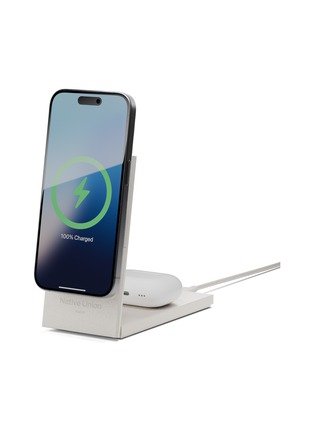  - NATIVE UNION - Rise 2-In-I QI2 Wireless Charger — Sandstone