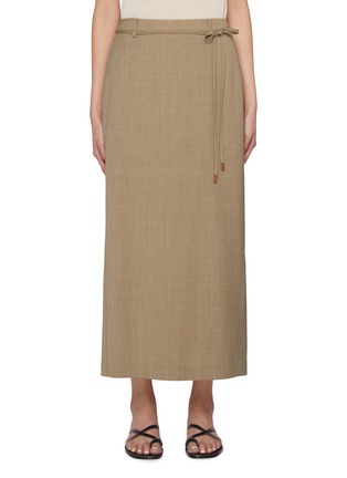 Main View - Click To Enlarge - LE17SEPTEMBRE - Wool Blend Pencil Midi Skirt