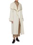 Figure View - Click To Enlarge - LE17SEPTEMBRE - Cowl Neck Cotton Blend Coat