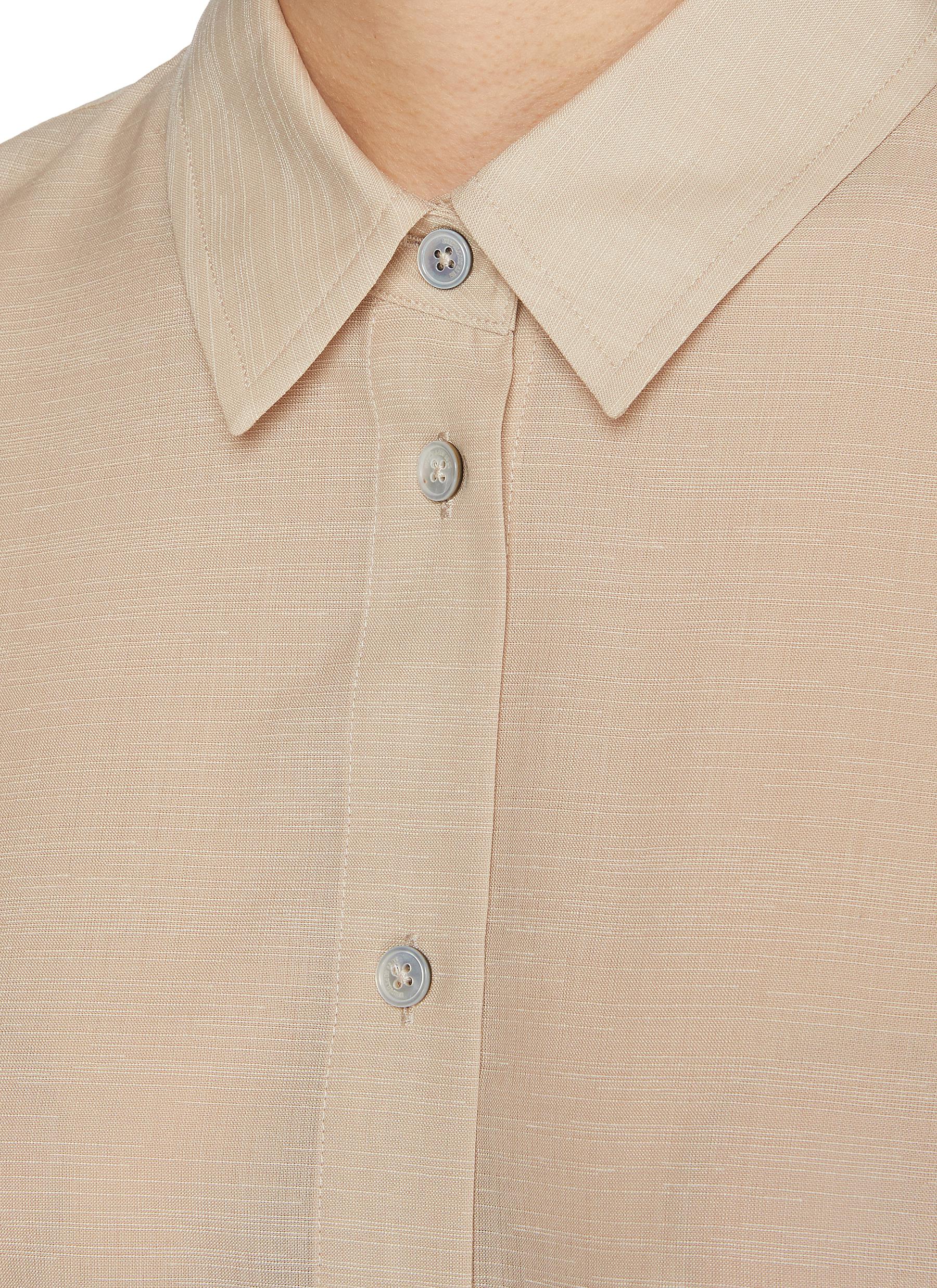 Back Waist String Shirt - Thumbnail 4
