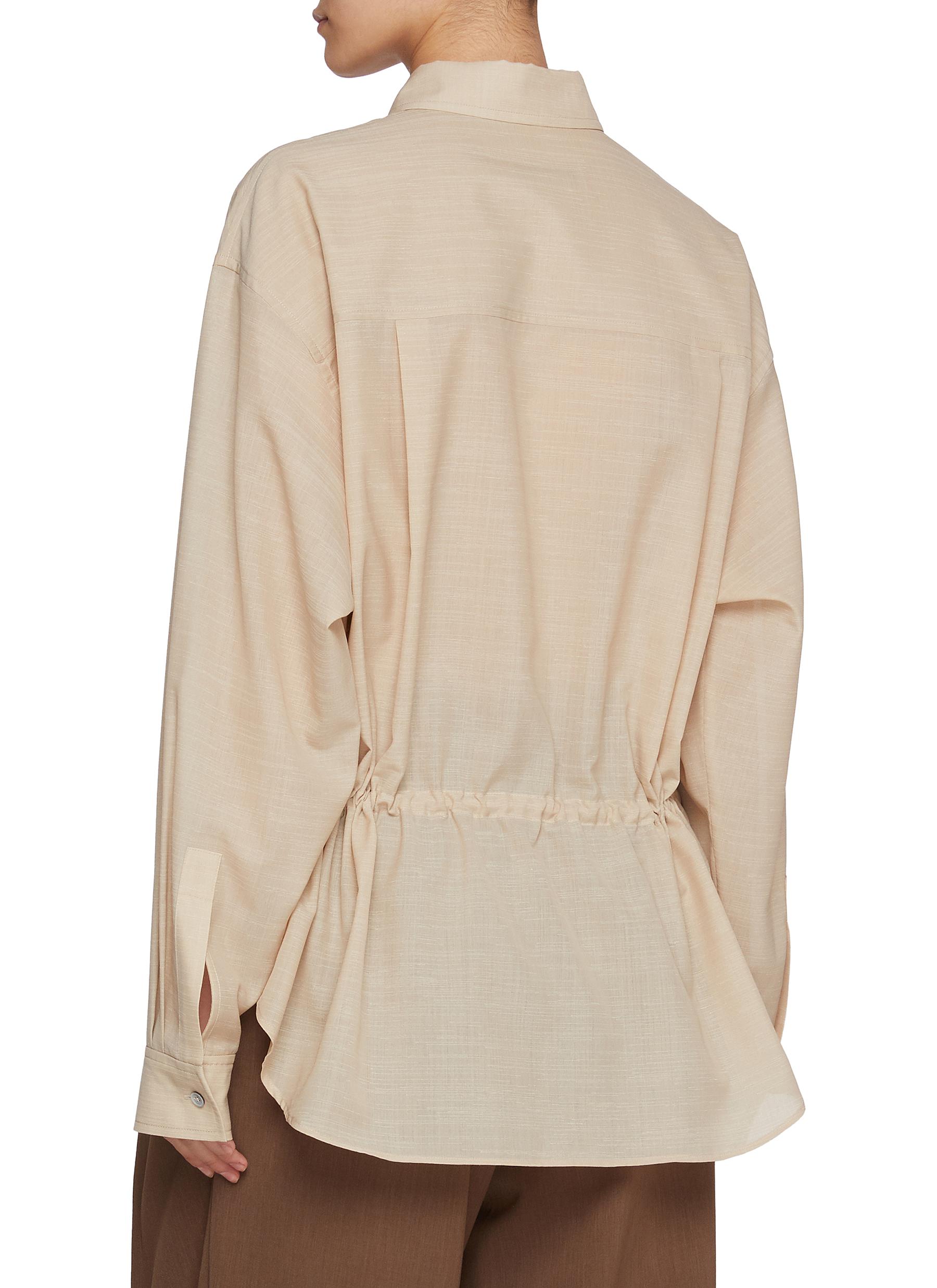 Back Waist String Shirt - Thumbnail 3