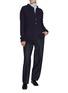 Figure View - Click To Enlarge - LE17SEPTEMBRE - Sheer Cotton Turtleneck Top