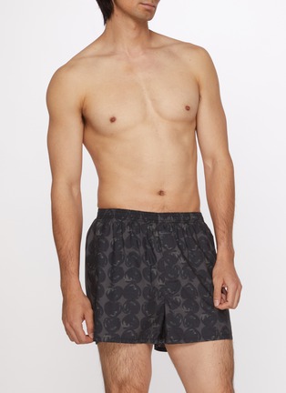 Figure View - Click To Enlarge - SKIMS - Cotton Poplin Boxer
