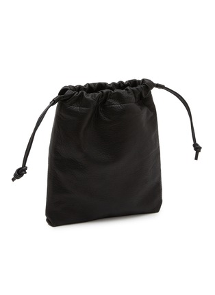 Detail View - Click To Enlarge - Y'S - Double Leather Crossbody Bag