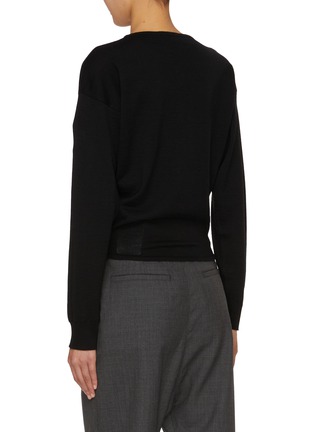 Back View - Click To Enlarge - LEMAIRE - Fitted Knit Cardigan