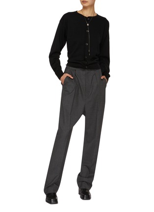 Figure View - Click To Enlarge - LEMAIRE - Dropped Crotch Wool Pants