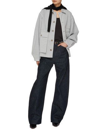 Figure View - Click To Enlarge - LEMAIRE - Garment Dyed Cotton Boxy Jacket