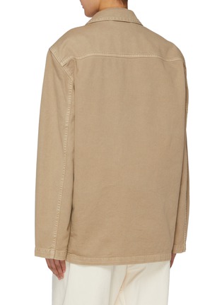 Back View - Click To Enlarge - LEMAIRE - Workwear Double Breasted Cotton Blazer