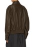 Back View - Click To Enlarge - LEMAIRE - Elasticated Hem Leather Blouson Jacket