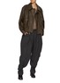 Figure View - Click To Enlarge - LEMAIRE - Elasticated Hem Leather Blouson Jacket