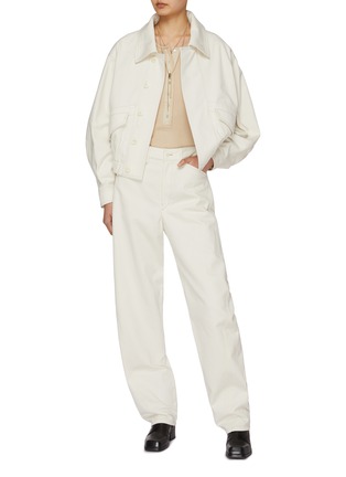 Figure View - Click To Enlarge - LEMAIRE - Short Blouson Cotton Jacket