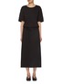 Main View - Click To Enlarge - LEMAIRE - Belted Rib Cotton T-Shirt Dress