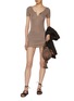 Figure View - Click To Enlarge - LEMAIRE - Button Rib Bodysuit