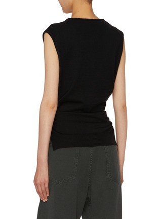 Back View - Click To Enlarge - LEMAIRE - Trompe L'oeil Sleeveless Sweater