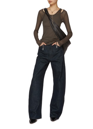 Figure View - Click To Enlarge - LEMAIRE - Seamless Rib Suspender Tank Top