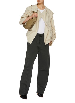 Figure View - Click To Enlarge - LEMAIRE - Convertible Collar Light Cotton Blouson Jacket