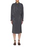 Main View - Click To Enlarge - LEMAIRE - Straight Collar Twisted Dress