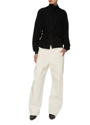 Figure View - Click To Enlarge - LEMAIRE - Foulard Cotton T-shirt