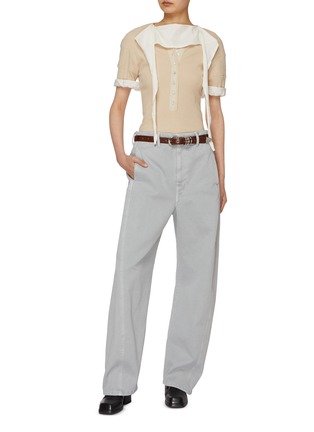 Figure View - Click To Enlarge - LEMAIRE - Foulard Cotton T-shirt