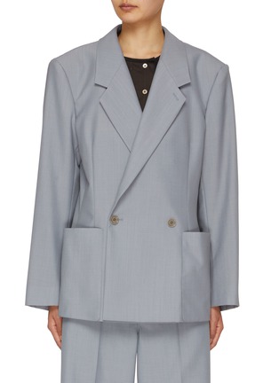 Main View - Click To Enlarge - LEMAIRE - Double Breasted Blazer