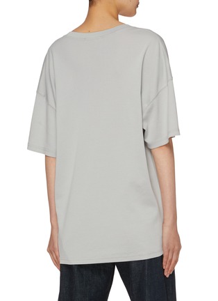 Back View - Click To Enlarge - LEMAIRE - Rib Cotton Jersey T-Shirt